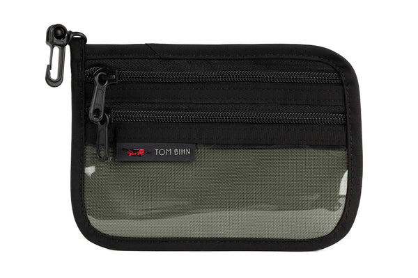 Small Double Organizer Pouch in Steel 1050 Ballistic